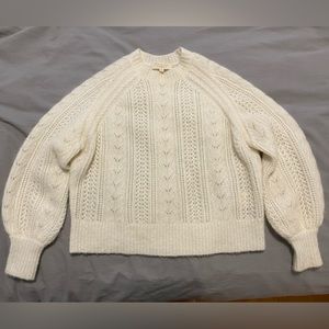 Sezane Scarlett Jumper Ecru size XS